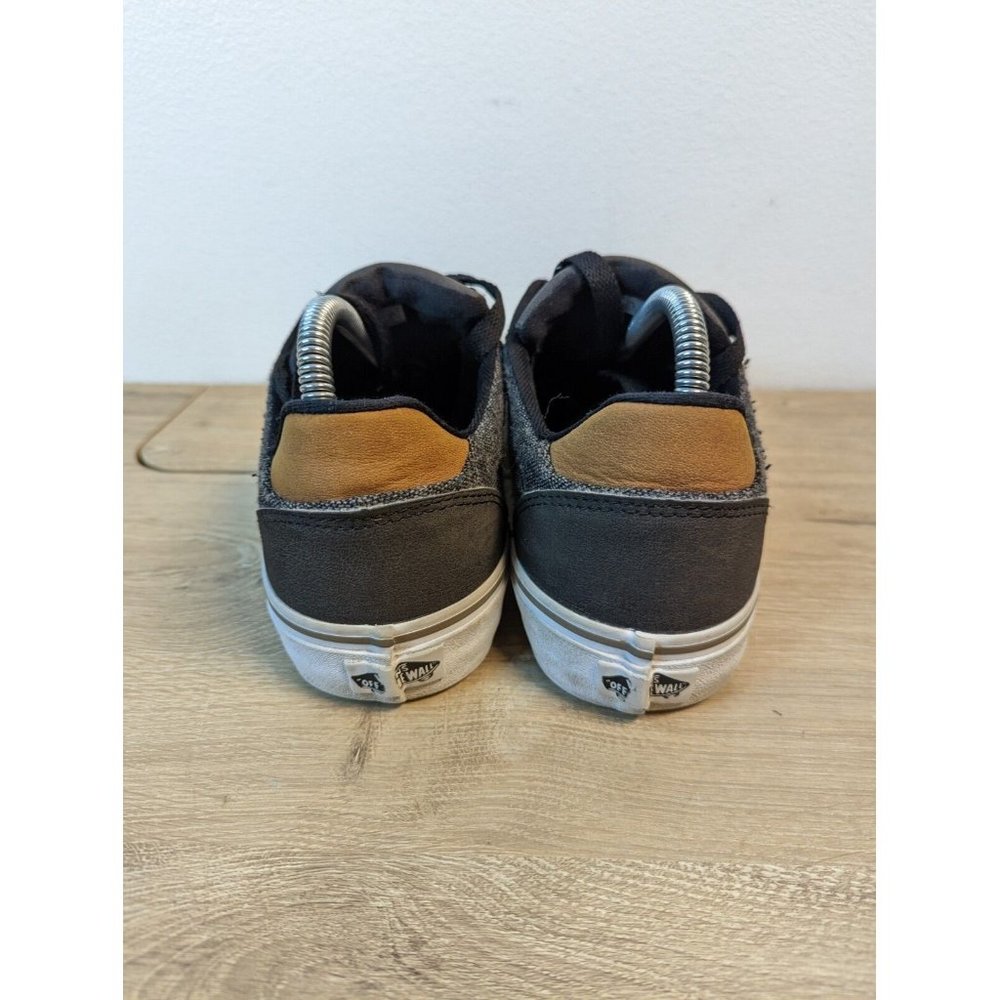 Vans Mens Shoes Size 8.5 Off The Wall Deluxe Atwood Black/Grey/Black - Picture 4 of 9